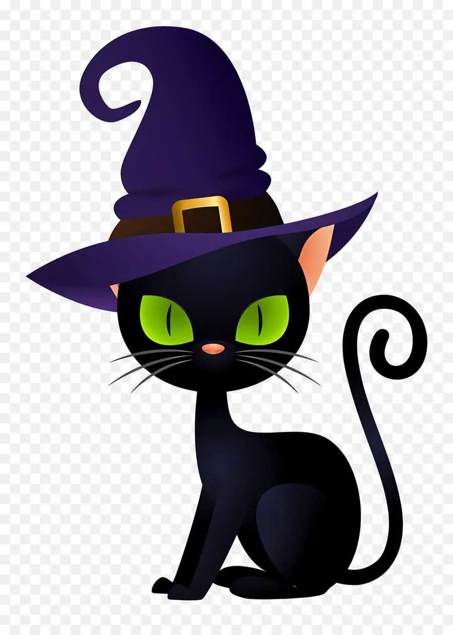 Chat D'halloween，Chat Noir PNG