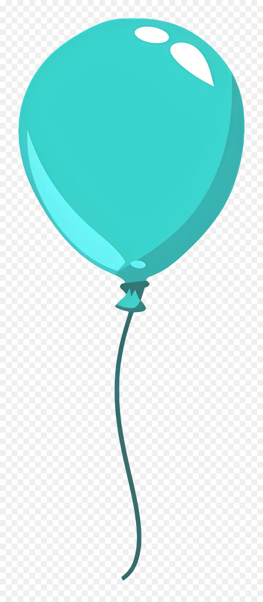 Ballon Unique，Ballon Bleu PNG