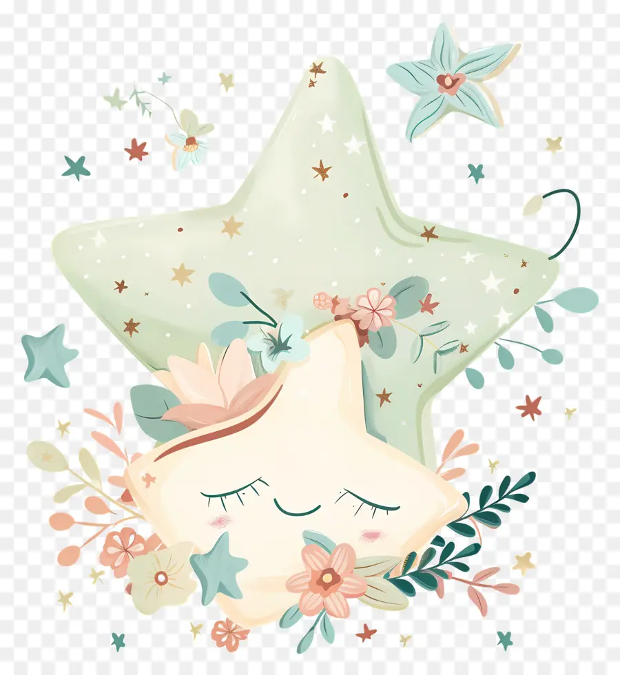 Étoile Mignonne，Illustration D'étoile PNG