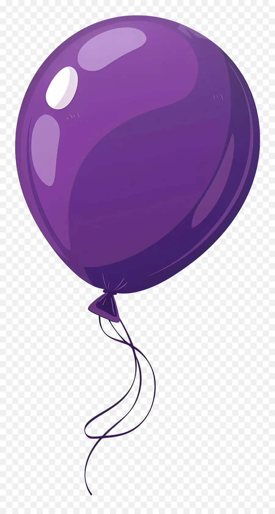 Ballon Unique，Ballon Violet PNG