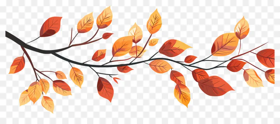 Branche D'automne，Glands Et Feuilles PNG