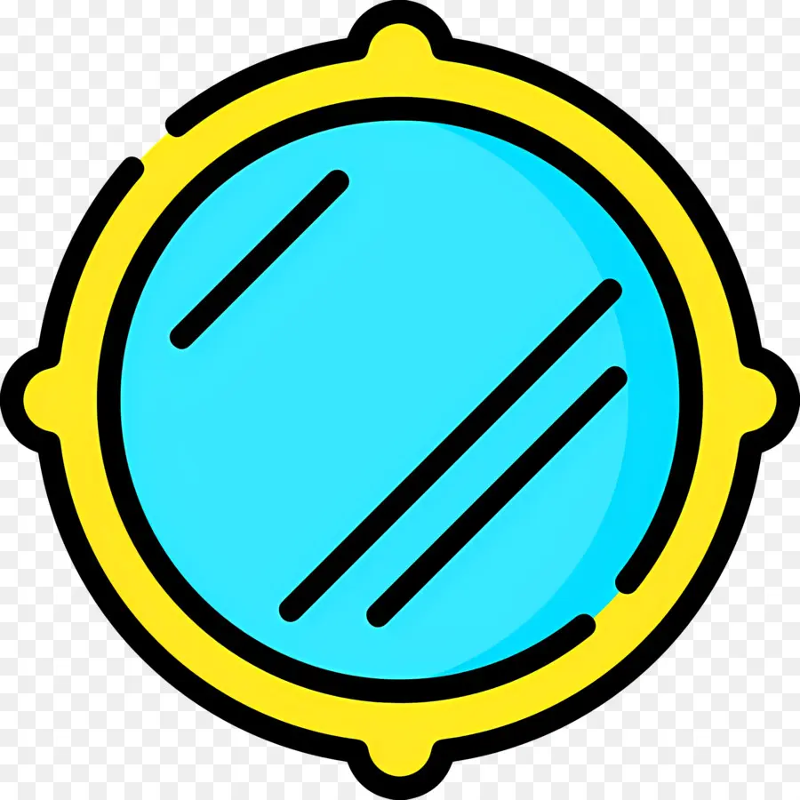 Miroir De Beauté，Miroir Rond PNG