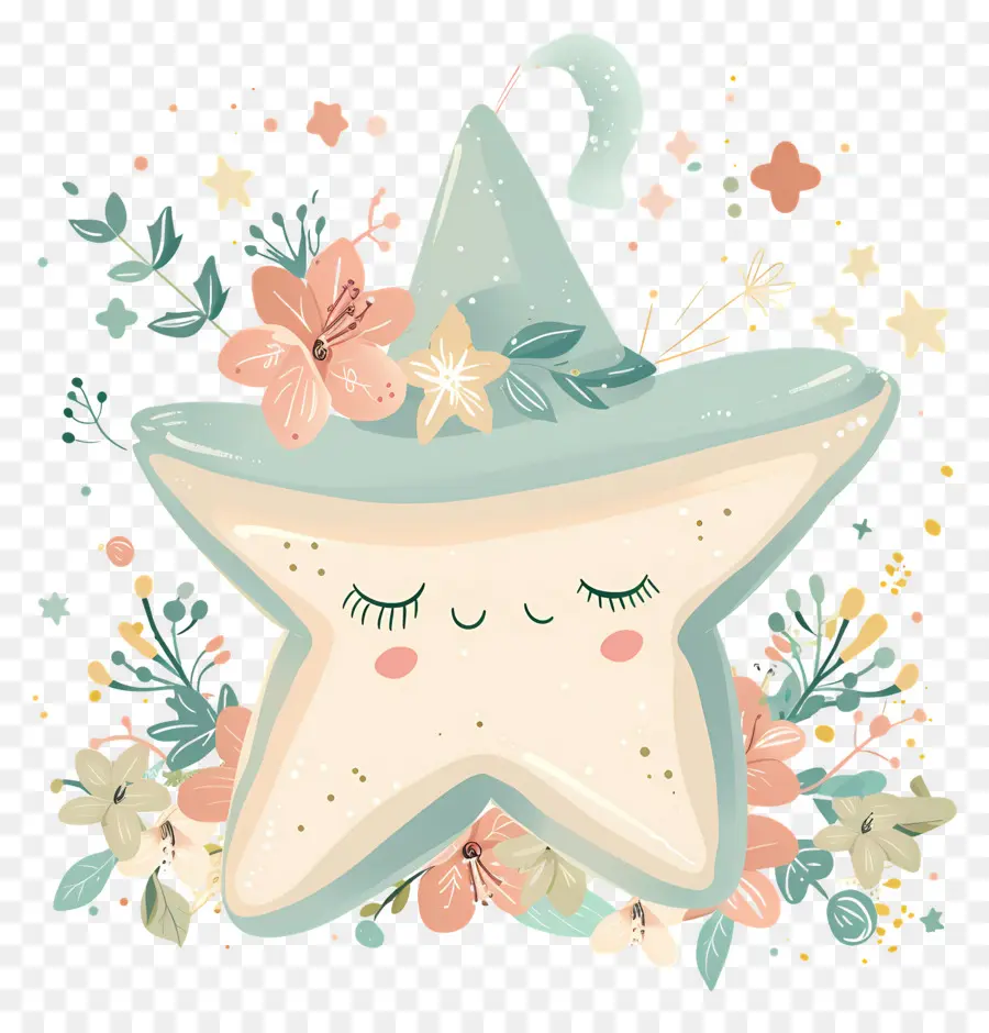 Étoile Mignonne，Illustration D'étoile PNG