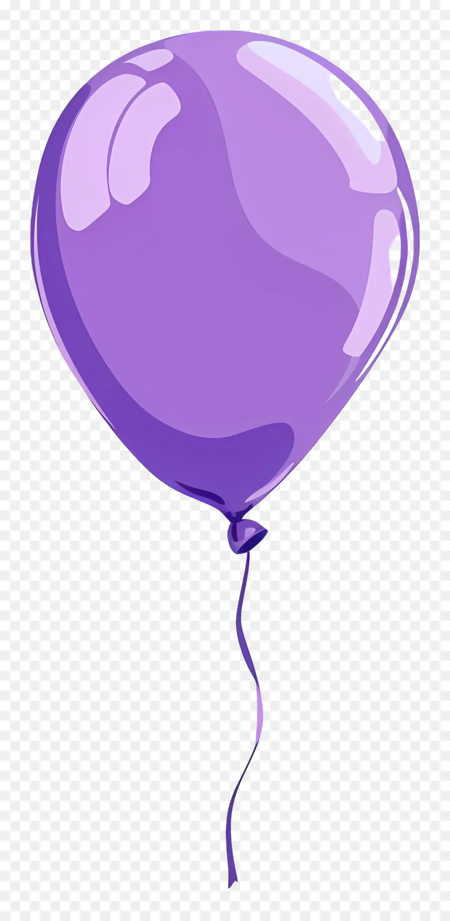 Ballon Unique，Ballon Violet PNG