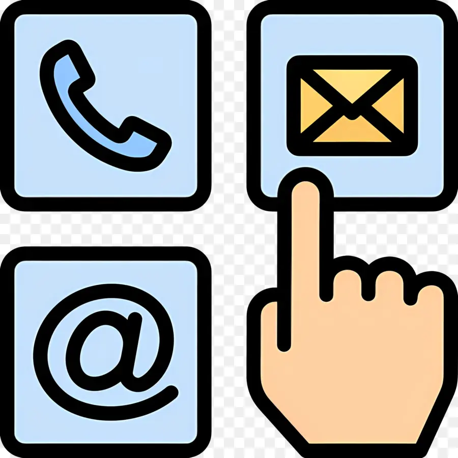 Contactez Nous，Icônes De Contact PNG