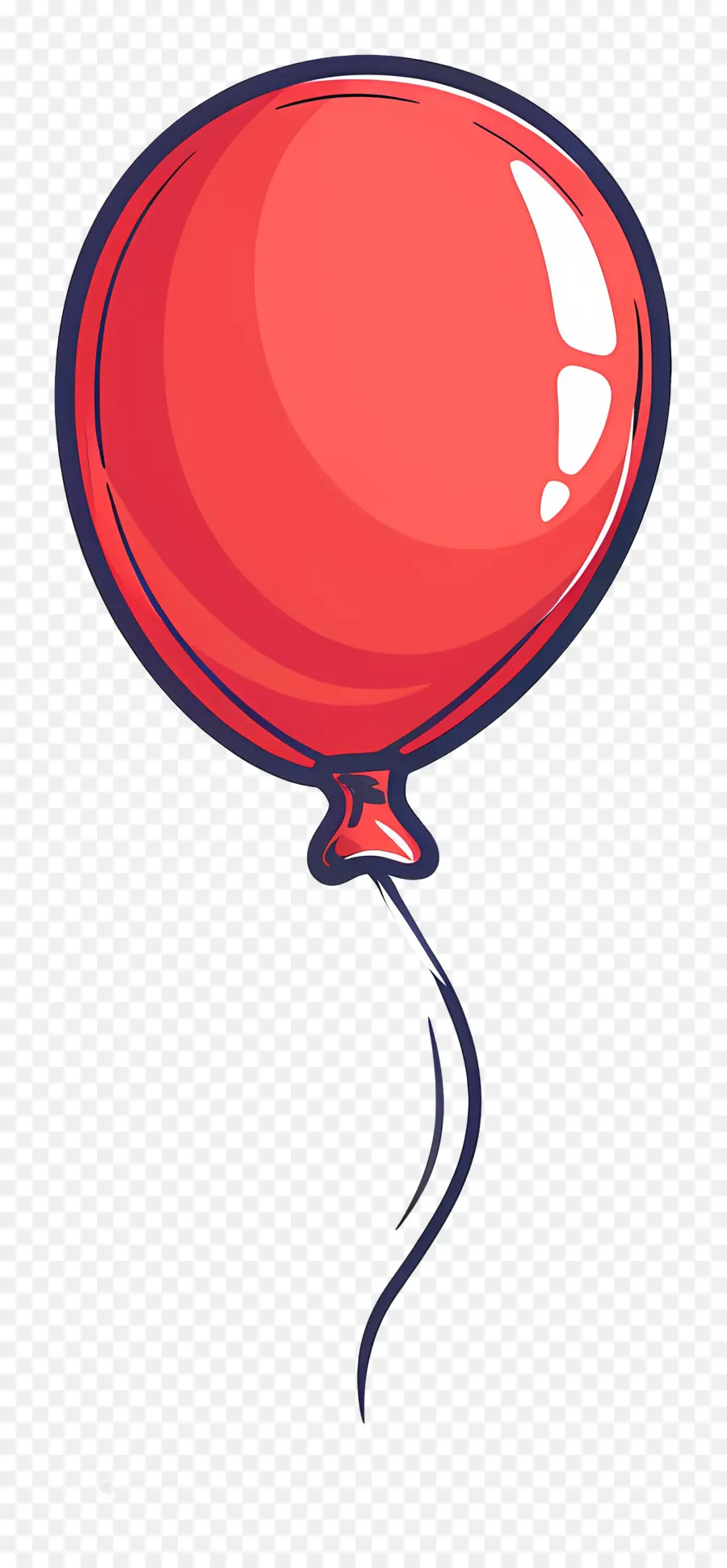 Ballon Unique，Ballon Rouge PNG