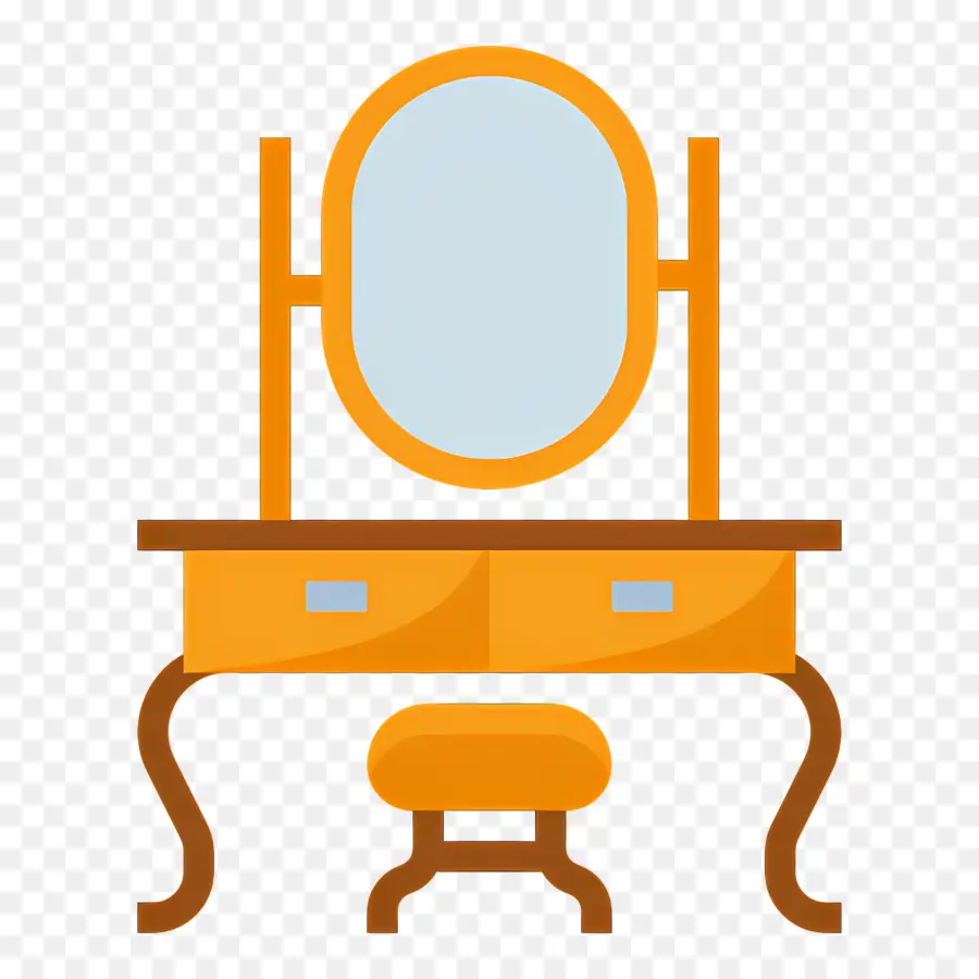 Miroir De Beauté，Coiffeuse PNG