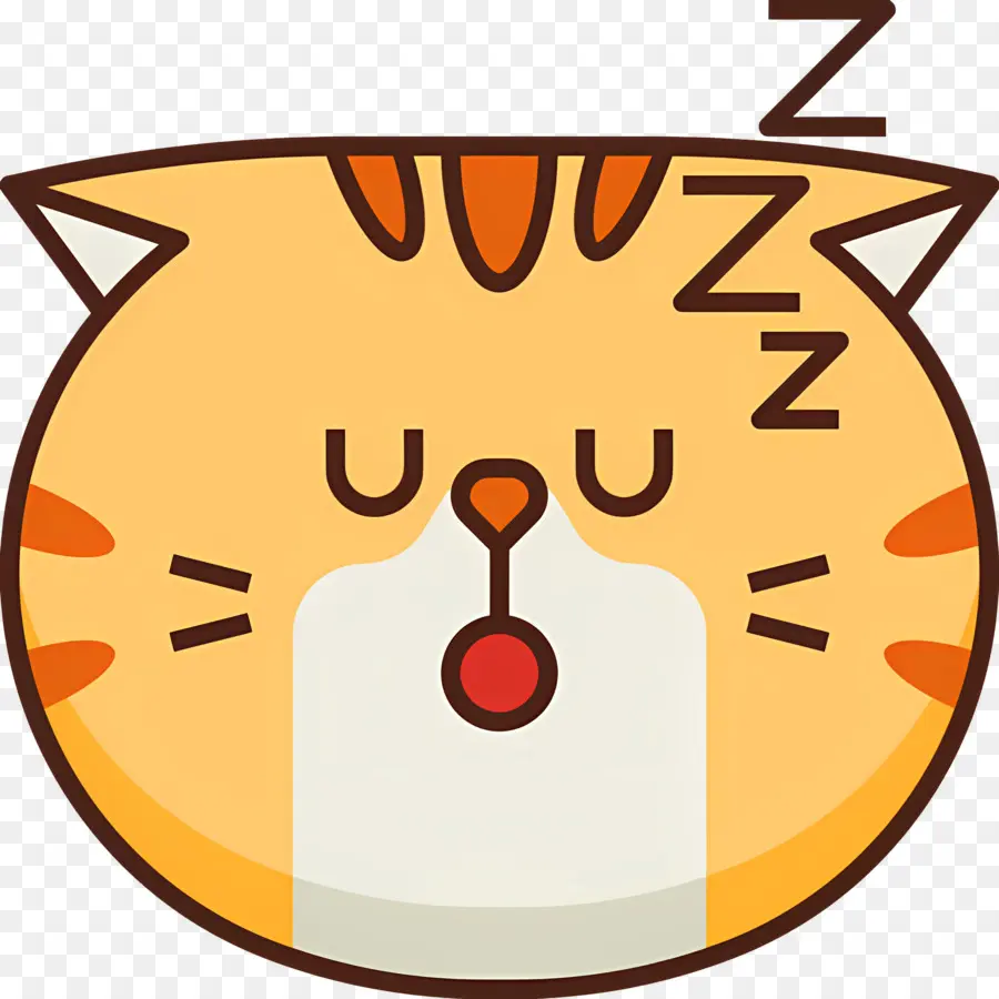 Chat Endormi，Zzz PNG