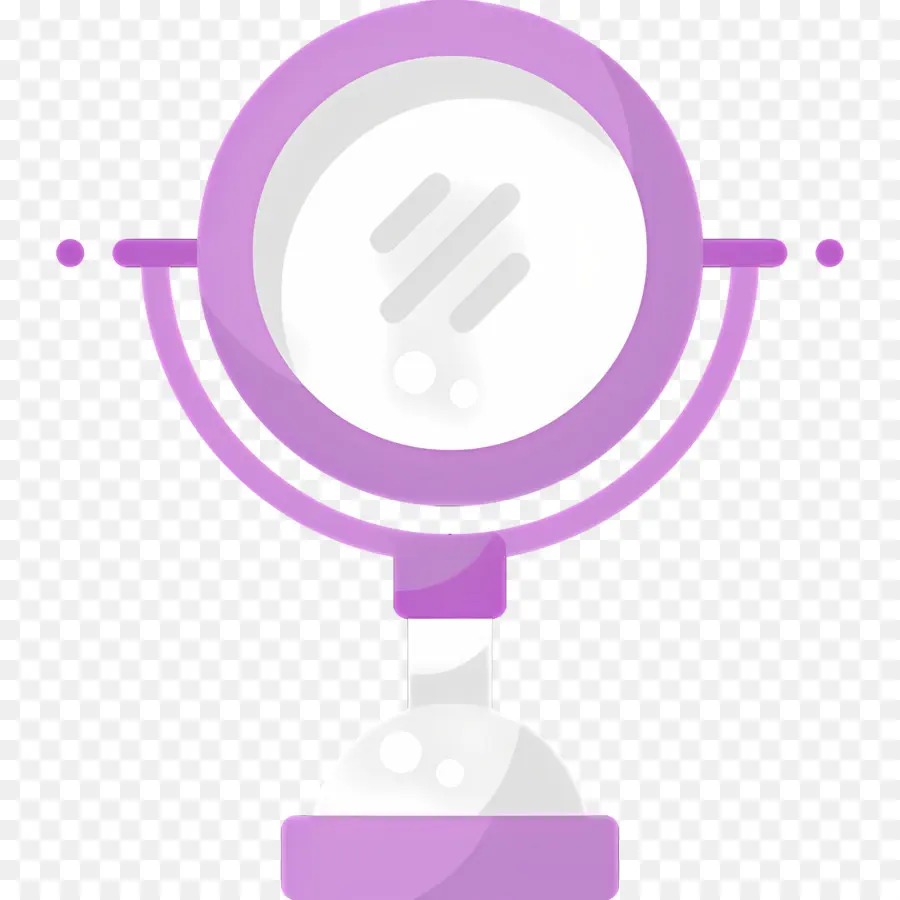 Miroir De Beauté，Miroir De Courtoisie Violet PNG