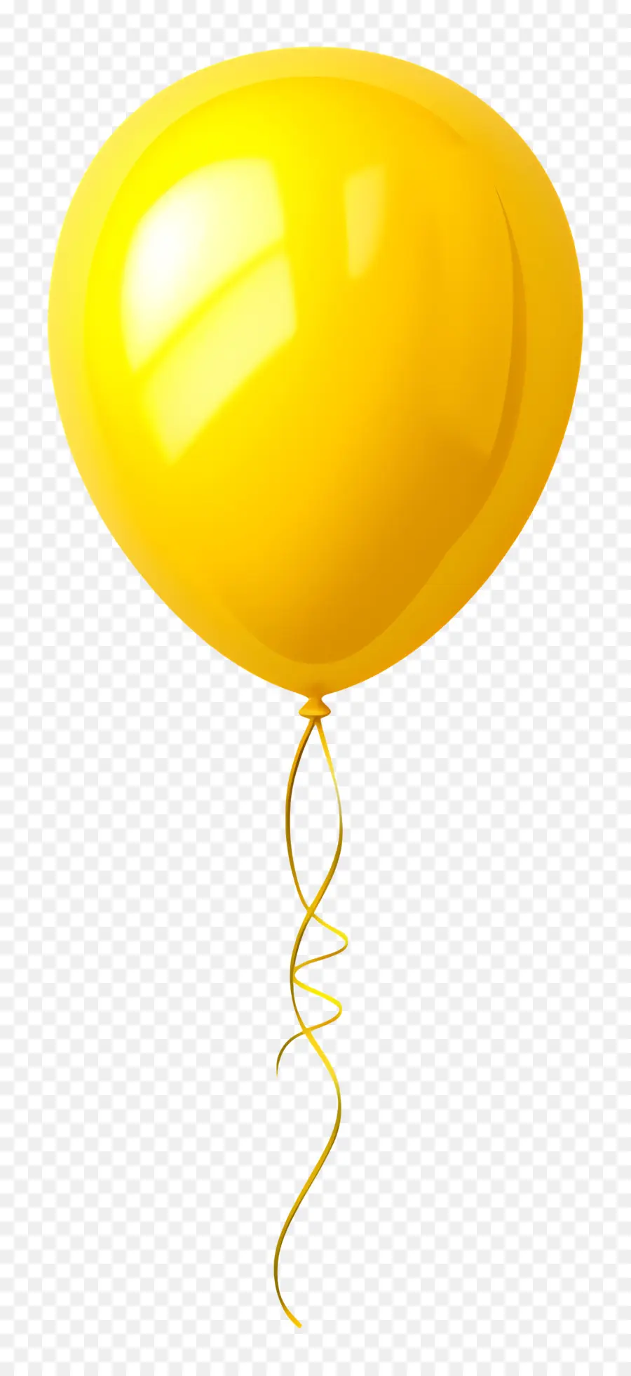 Ballon Unique，Ballon Jaune PNG