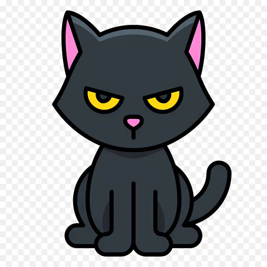 Chat D'halloween，Chat Noir PNG