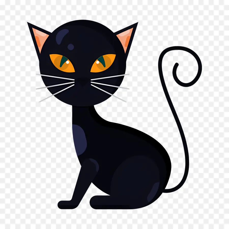 Chat D'halloween，Chat Noir PNG