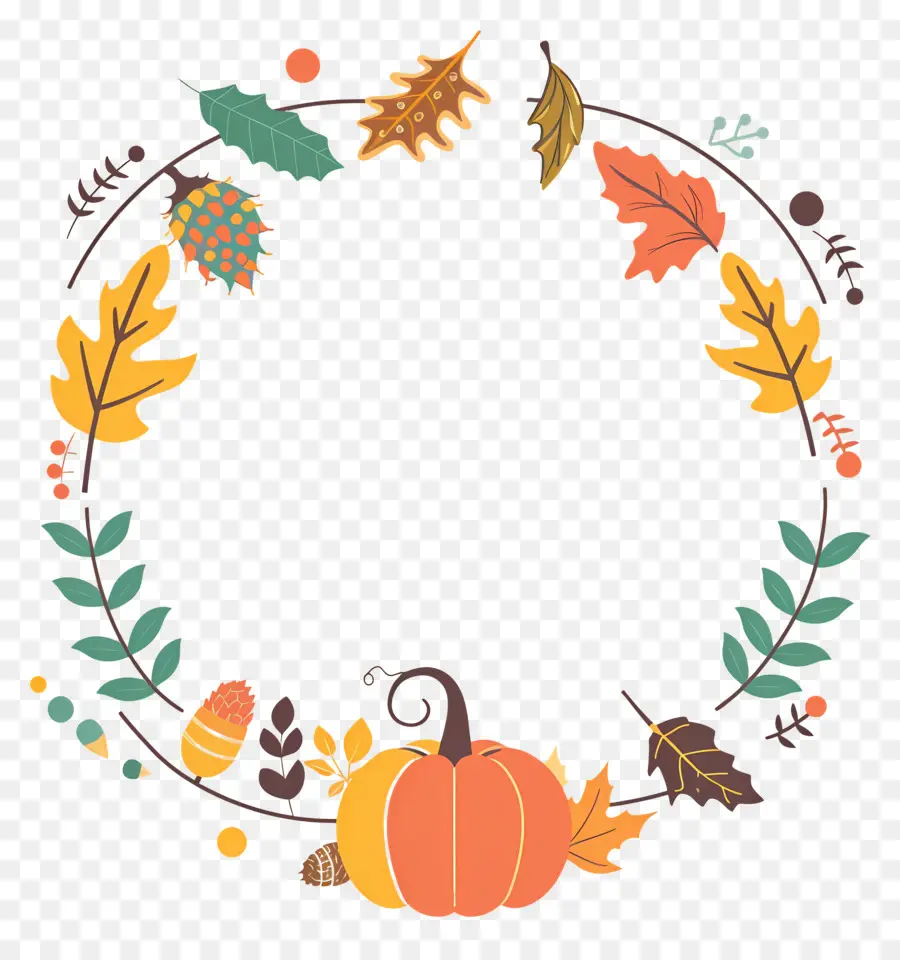 Couronne D'automne，Citrouilles PNG