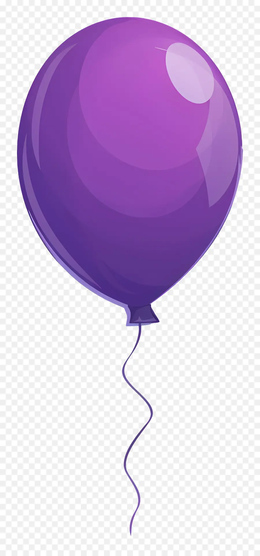 Ballon Unique，Ballon Violet PNG