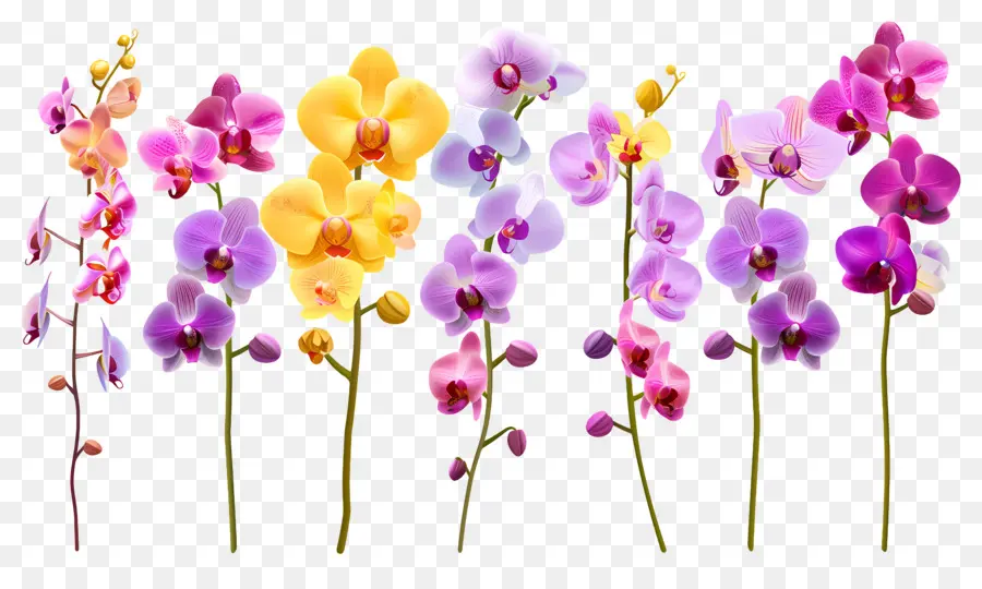 Fleur D'orchidée，Fleurs D'orchidées PNG