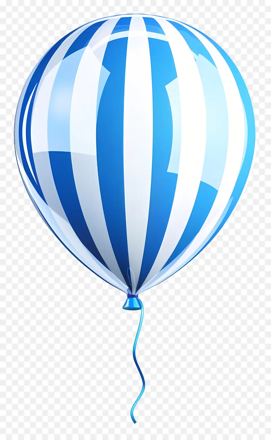 Ballon Unique，Ballon Bleu PNG