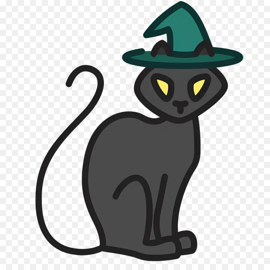 Chat D'halloween，Chat Noir PNG