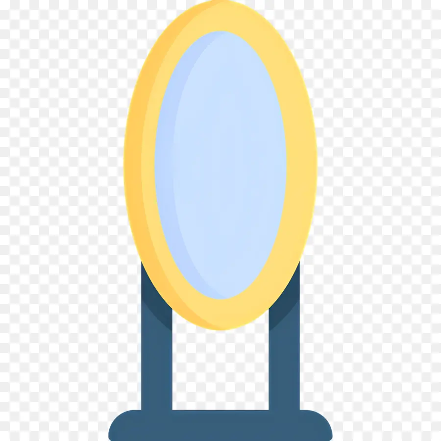 Miroir De Beauté，Miroir Ovale PNG