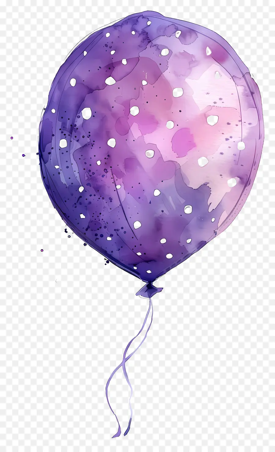 Ballon Unique，Ballon Violet PNG