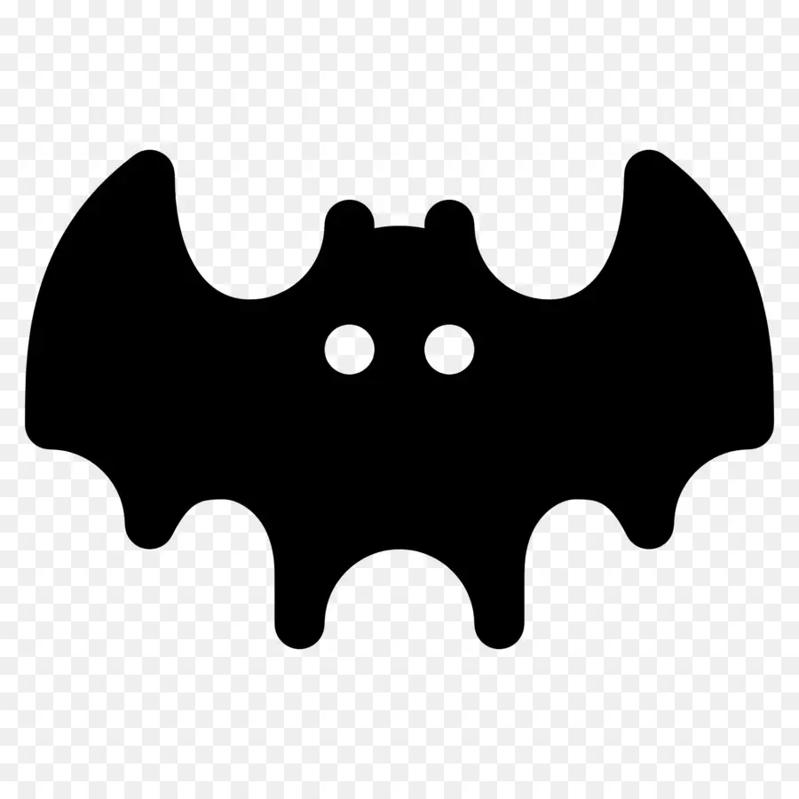 Chauve Souris D'halloween，Silhouette De Chauve Souris Noire PNG