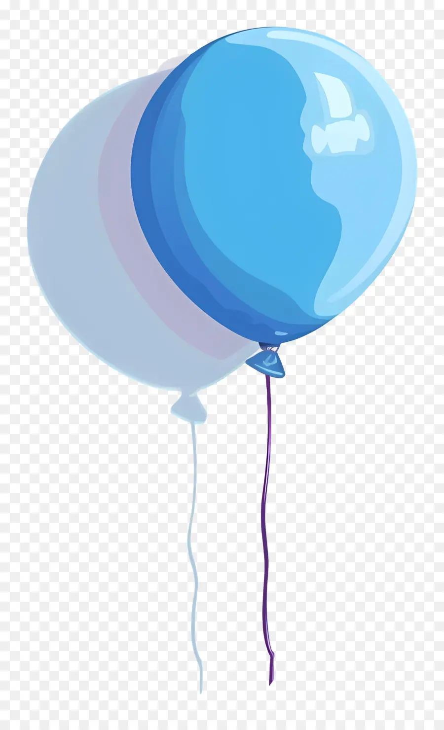 Ballon Unique，Ballon Bleu PNG