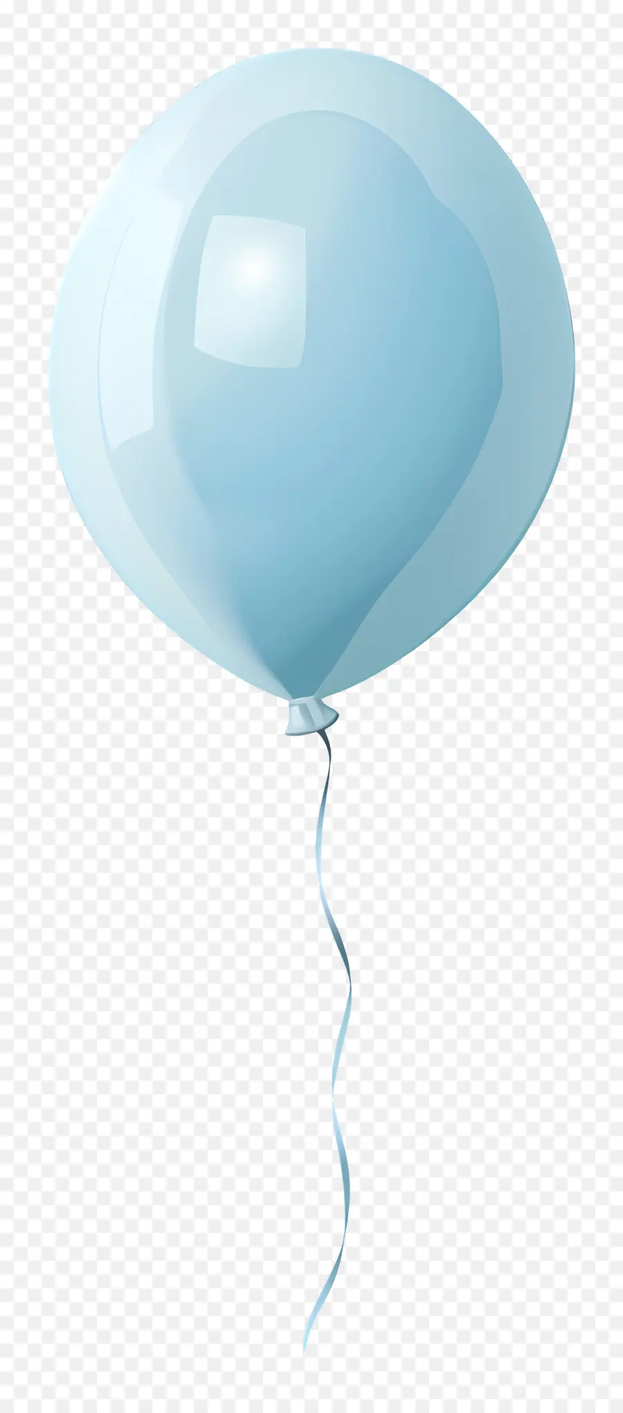 Ballon Unique，Ballon Bleu PNG