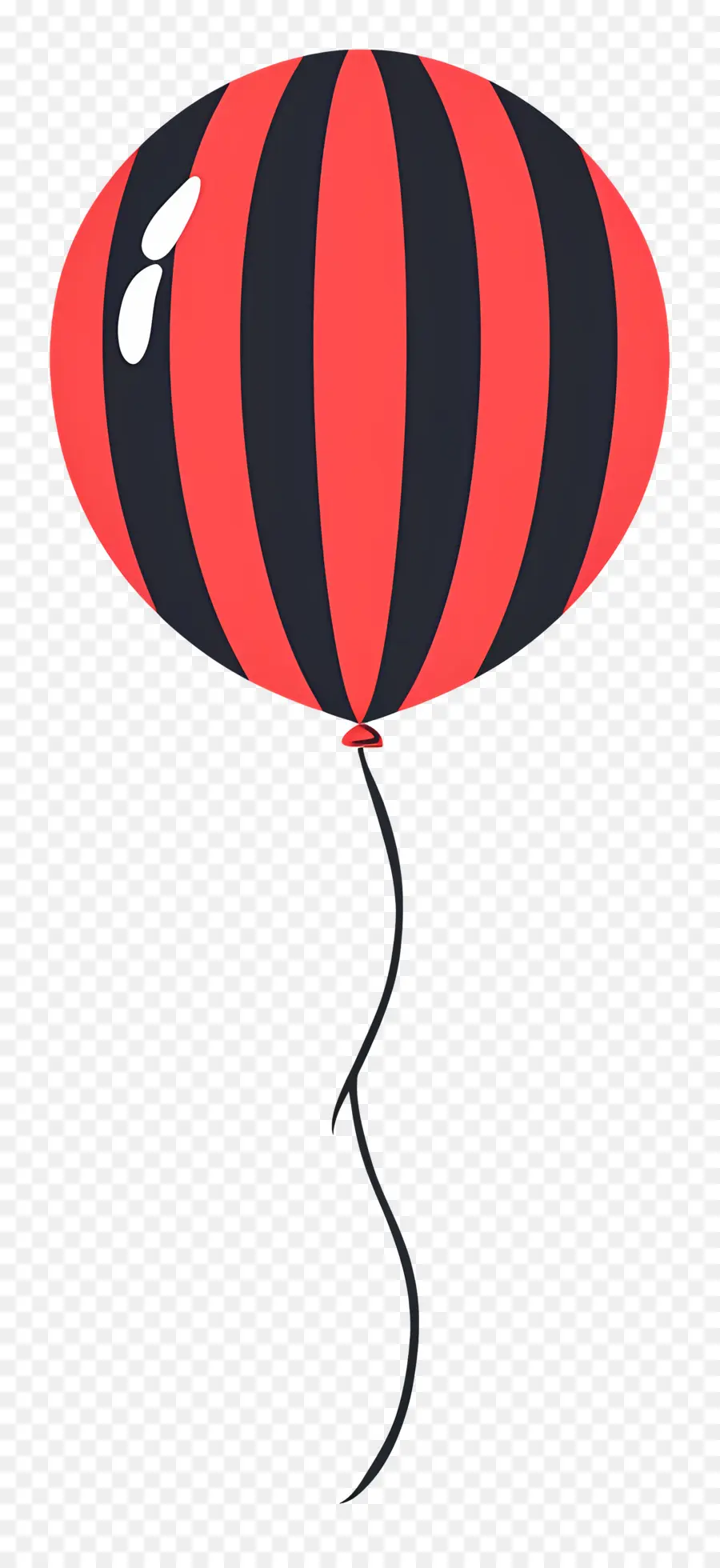 Ballon Unique，Ballon Rayé PNG