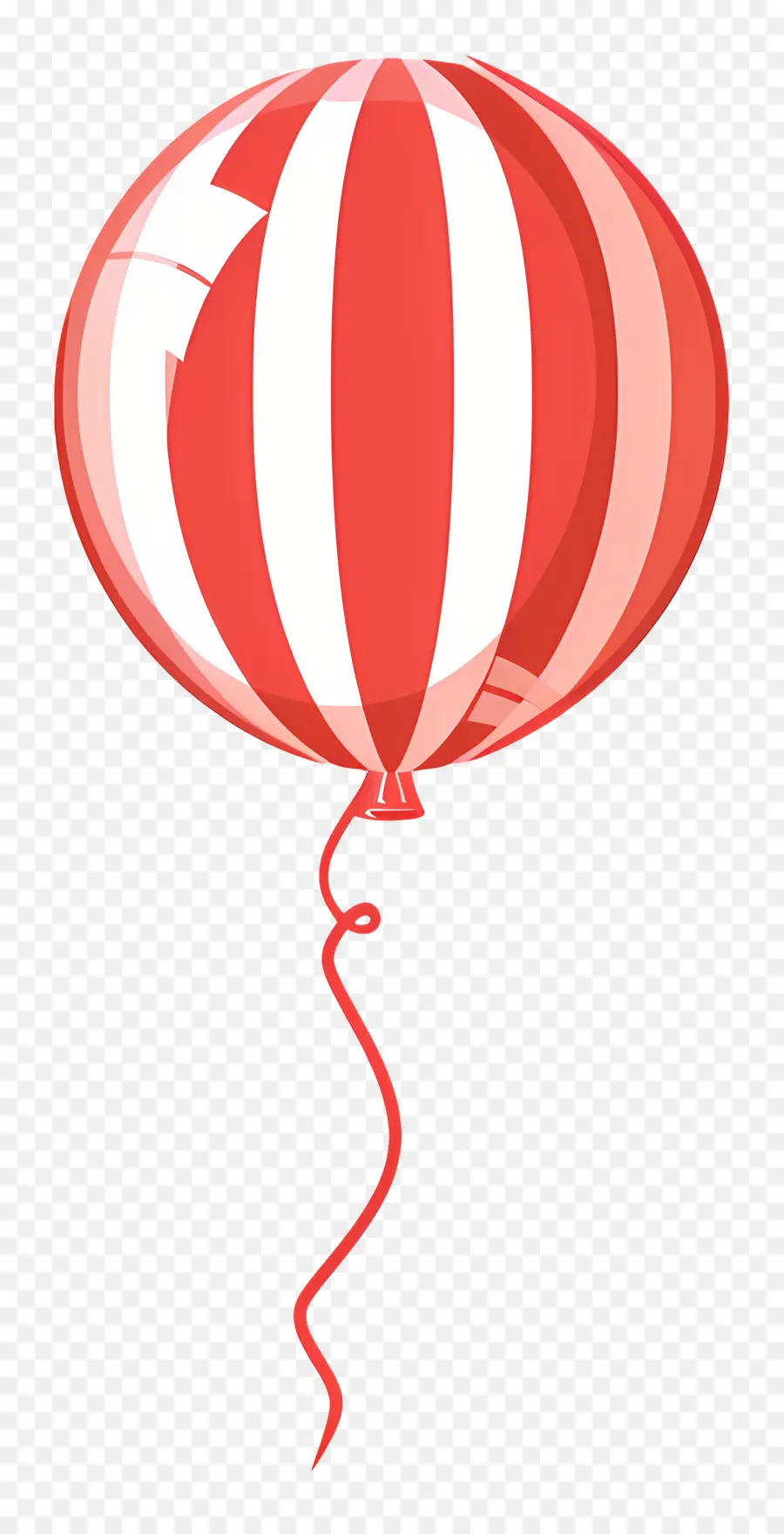 Ballon Unique，Ballon Rayé PNG