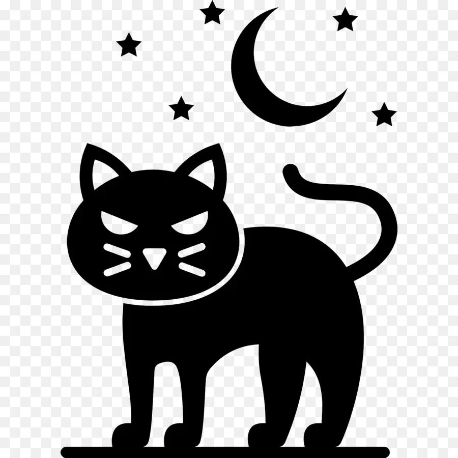 Chat D'halloween，Chat Noir PNG