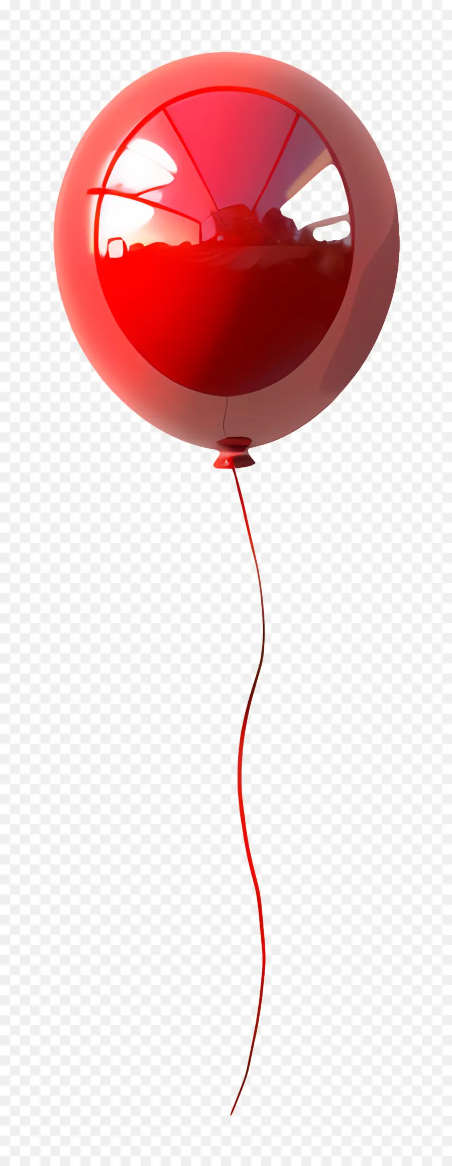 Ballon Unique，Ballon Rouge PNG