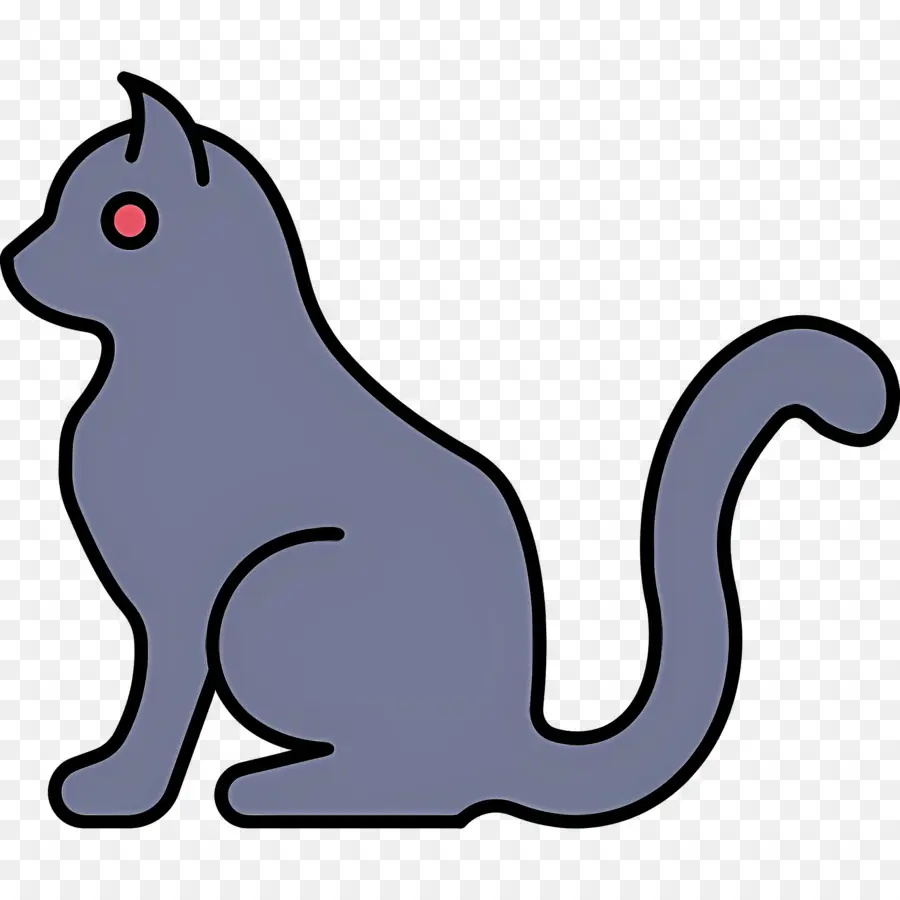 Chat D'halloween，Chat Gris PNG