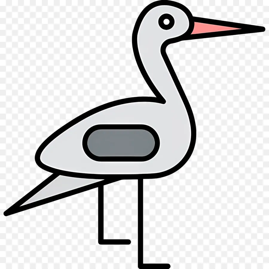 Héron，Oiseau De Dessin Animé PNG