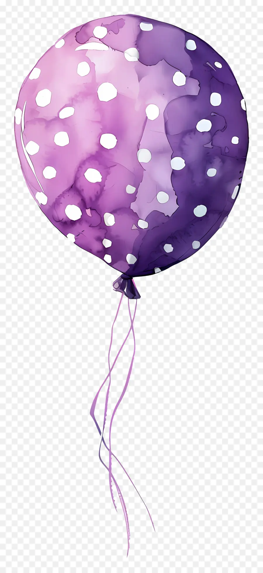 Ballon Unique，Ballon Violet PNG