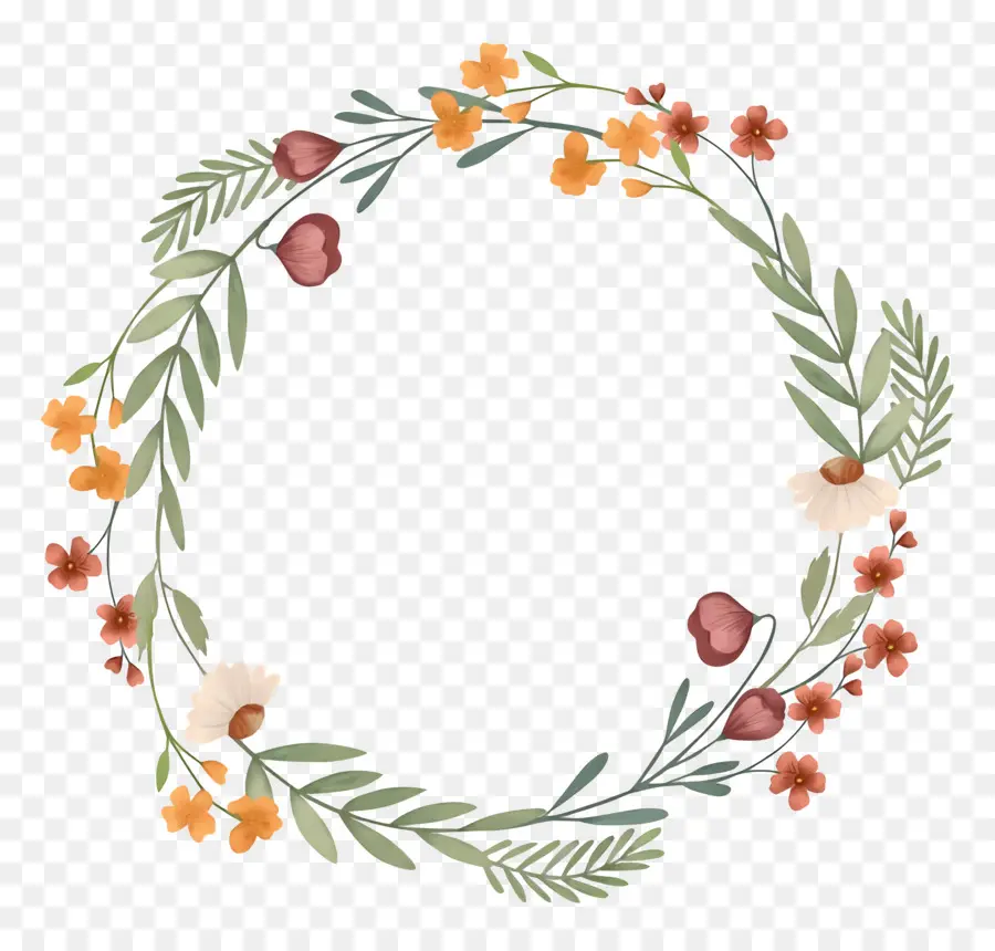 Couronne De Noël，Couronne Florale PNG