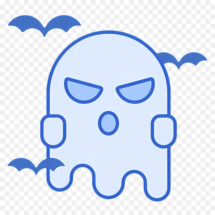 Fantôme D'halloween，Fantôme Bleu PNG