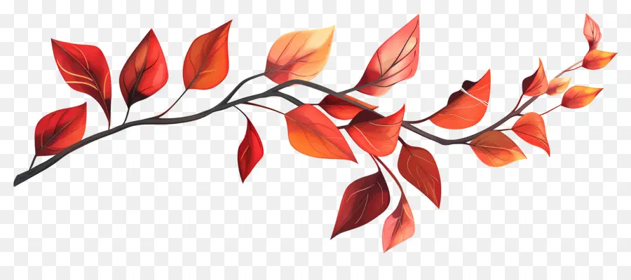 Branche D'automne，Glands Et Feuilles PNG