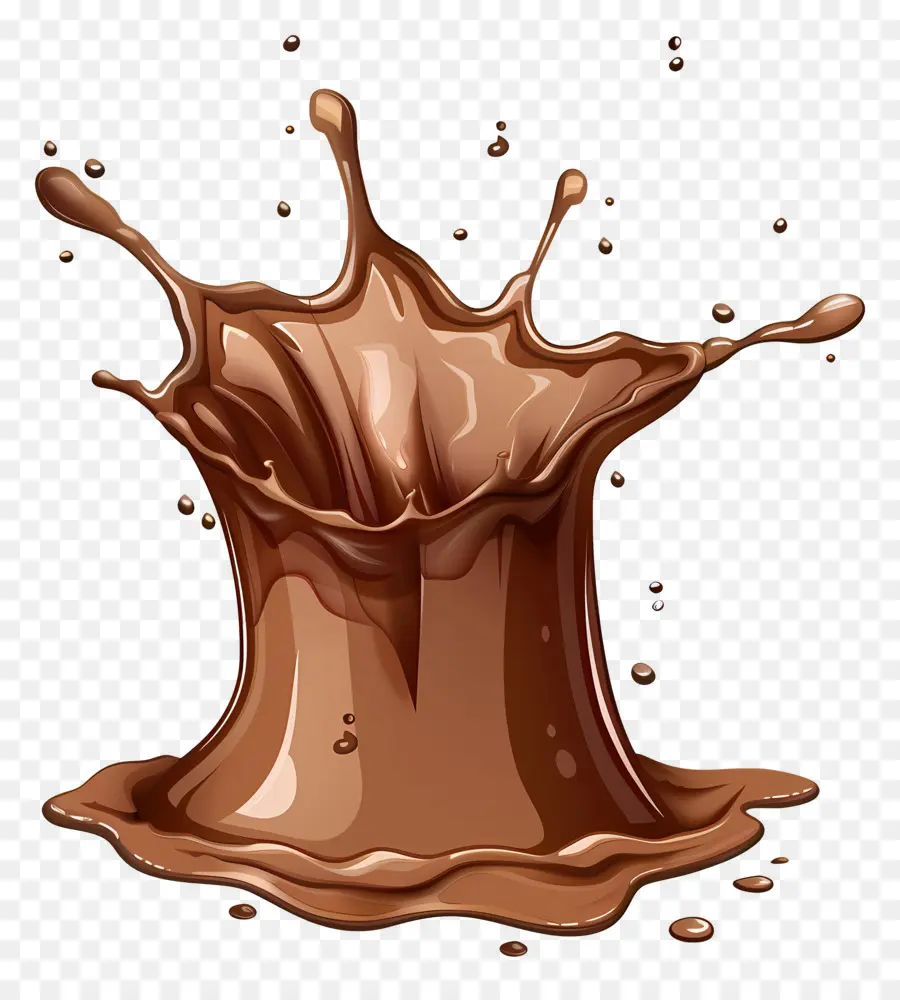 Liquide Au Chocolat，Chocolat Fondu PNG