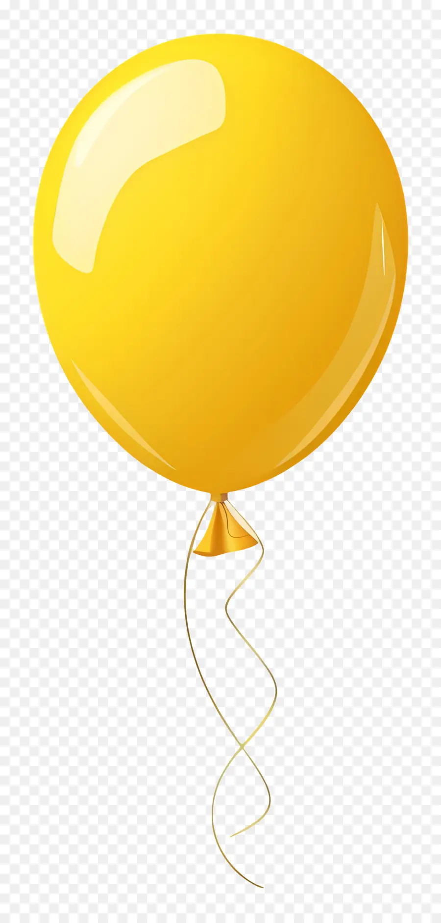 Ballon Unique，Ballon Jaune PNG