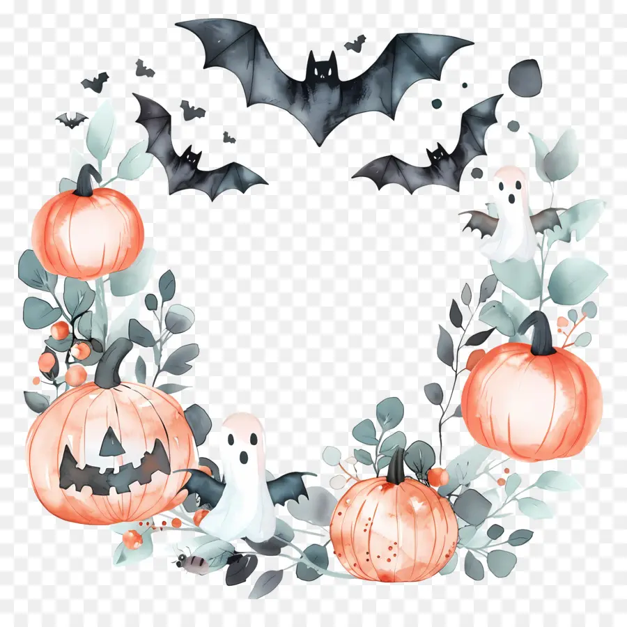 Couronne D'halloween，Halloween PNG