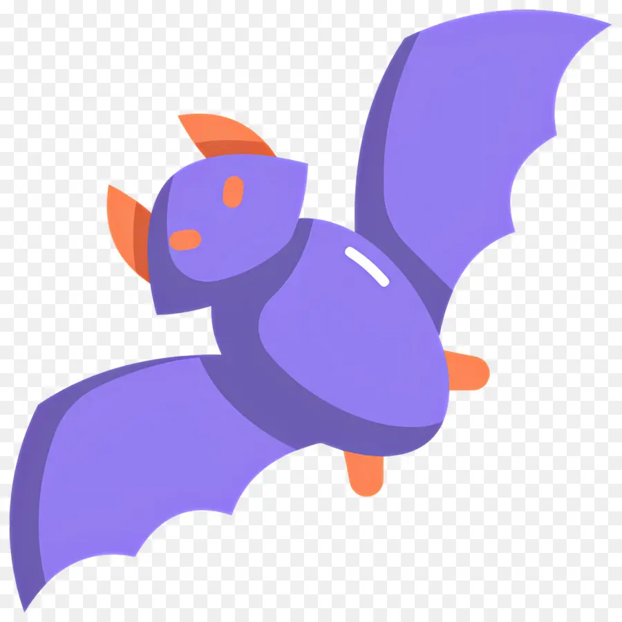 Chauve Souris D'halloween，Chauve Souris Violette PNG