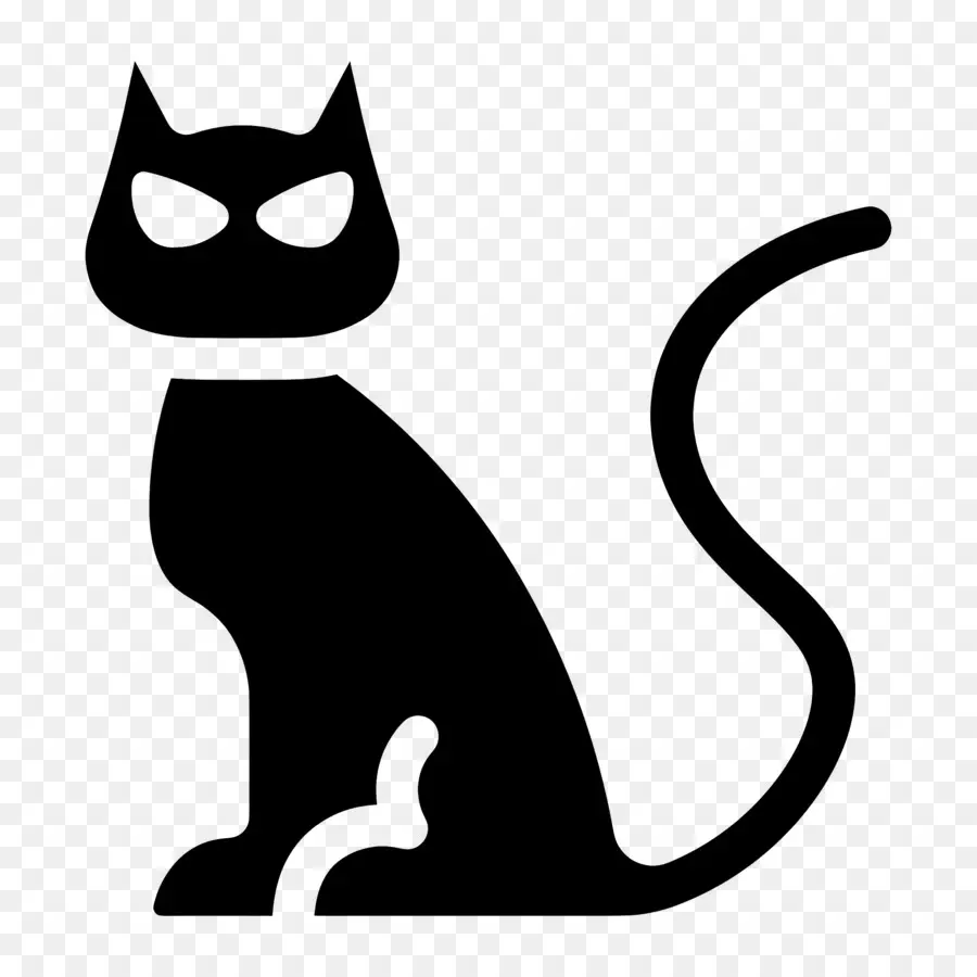 Chat D'halloween，Chat Noir PNG