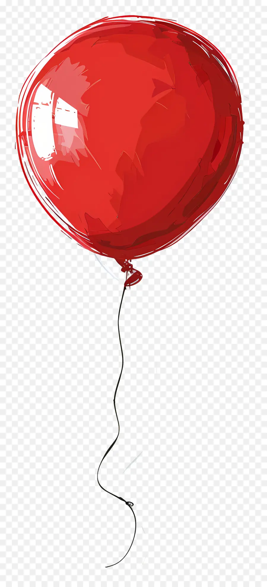 Ballon Unique，Ballon Rouge PNG