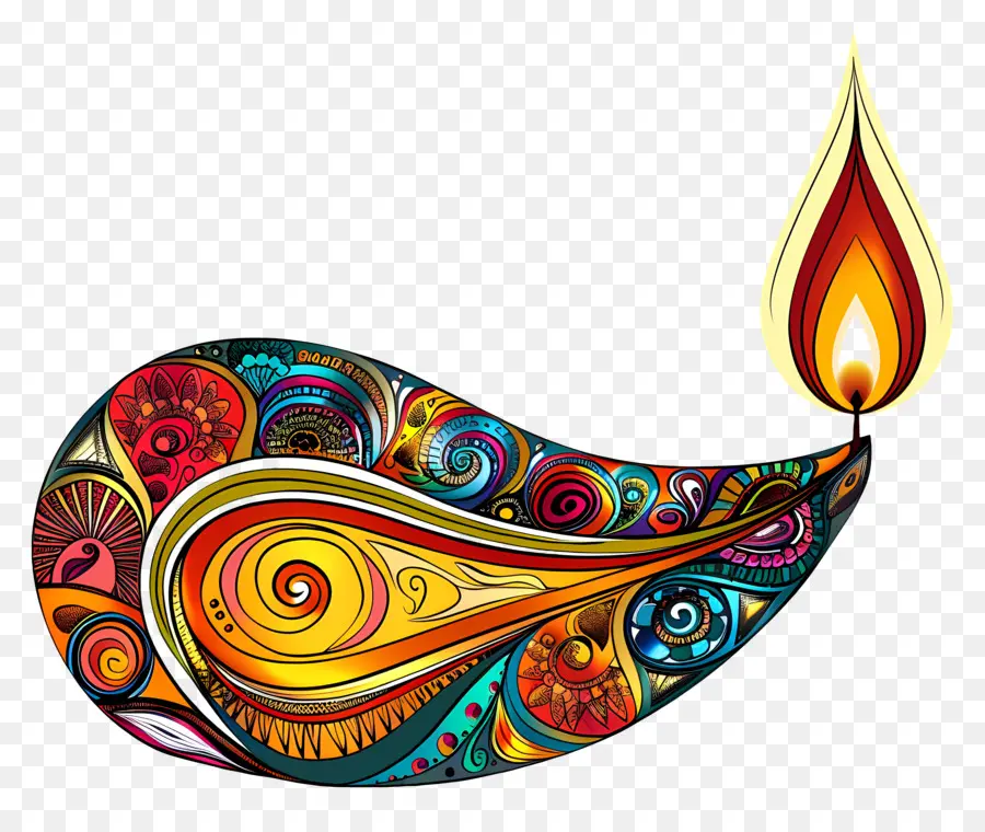 Fleur De Diwali，Lampe Décorative PNG