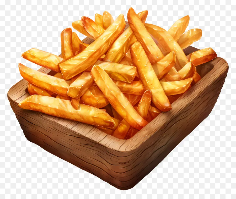 Poutine，Frites Nature PNG