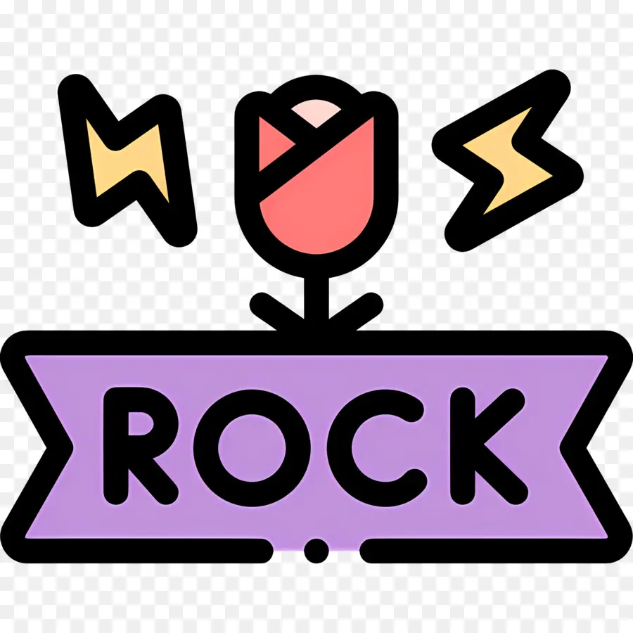 Musique Rock，Fleur De Roche PNG