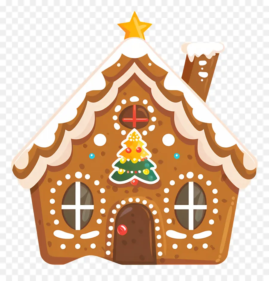 Maison En Pain D'épices De Noël，Maison En Pain D'épice PNG