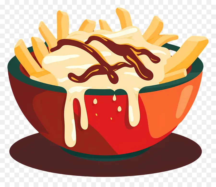 Poutine，Frites Au Fromage PNG