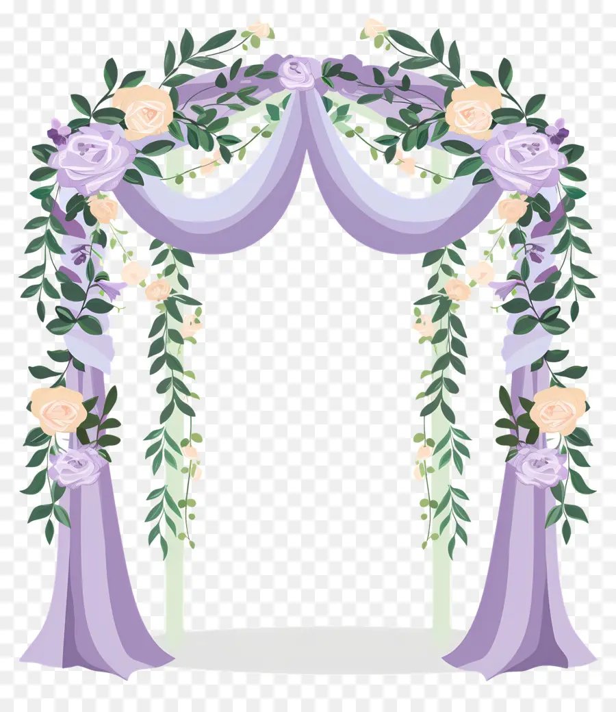 Arche De Mariage，Arche Florale PNG