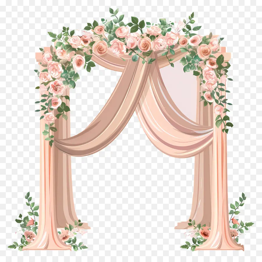 Arche De Mariage，Arche Florale PNG