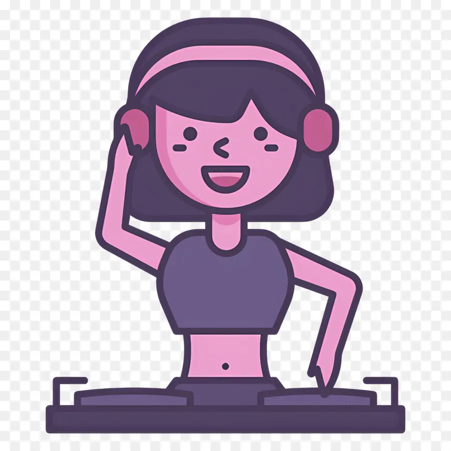 Musique Dj，Dj Fille PNG